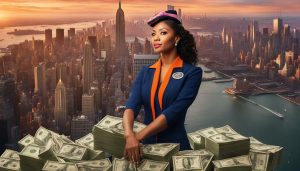 flight attendant salary New York