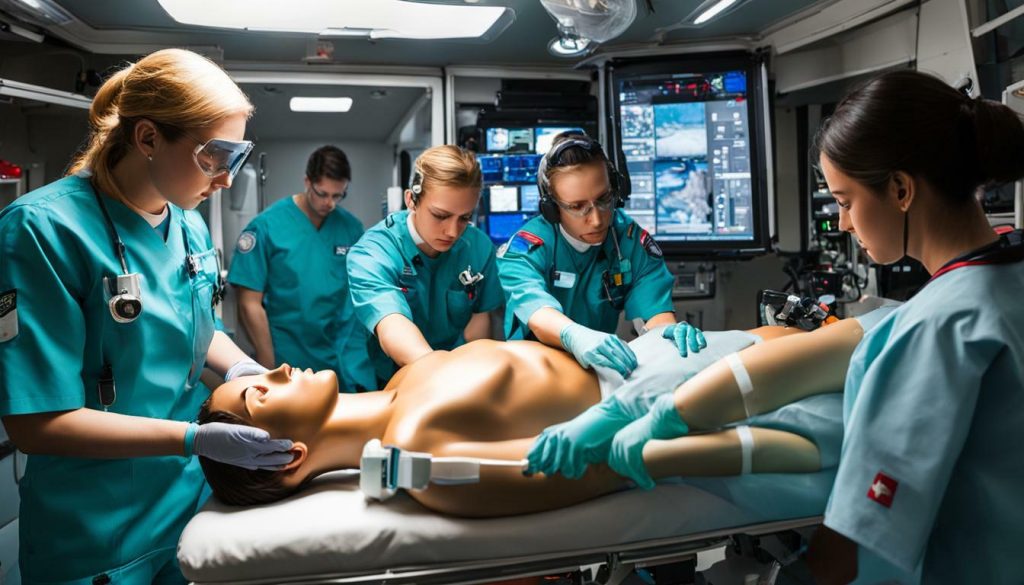 simulation training in paramedic education