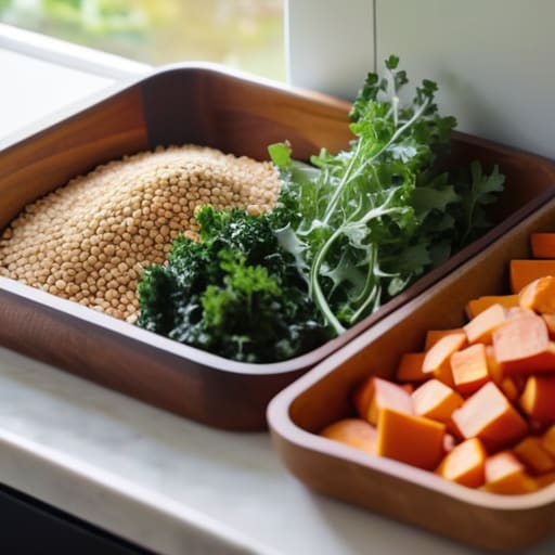 Meal prepping using The "Base Component" Method.
