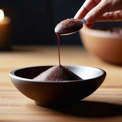 The Three-Ingredient Pantry Hero chocolate ganache.