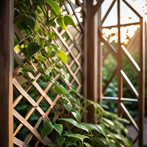 How to build a garden trellis.