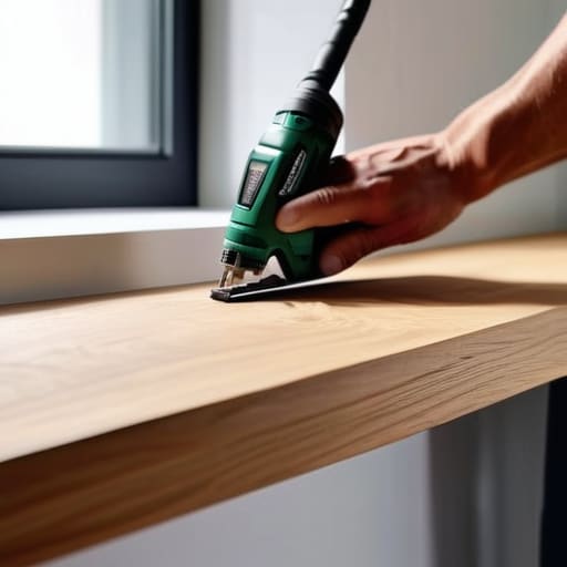 Guide on how to install a shelf.