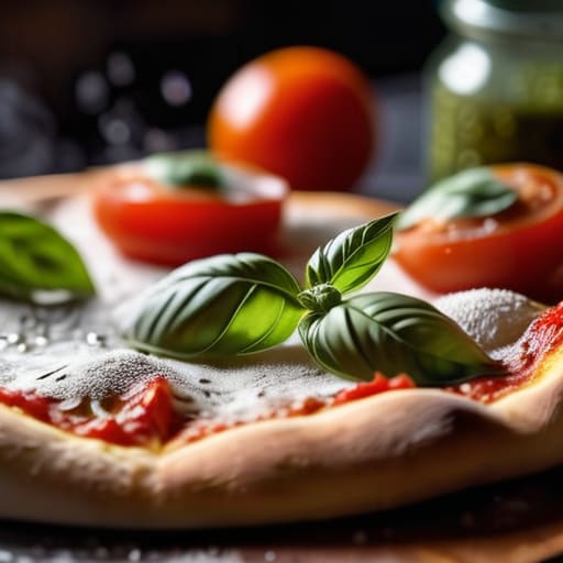 Learning how to make homemade pizza.