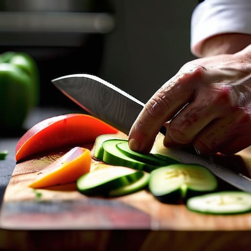 How to prep vegetables safely and efficiently.