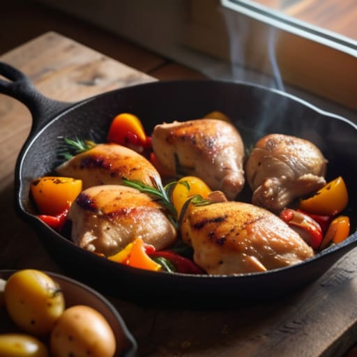 Easy one pot meals for minimal cleanup.