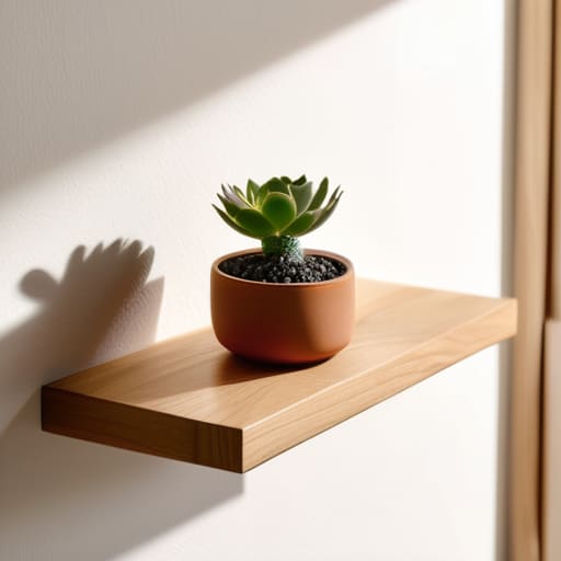 The "No-Brainer" Floating Shelf minimalist wood project.